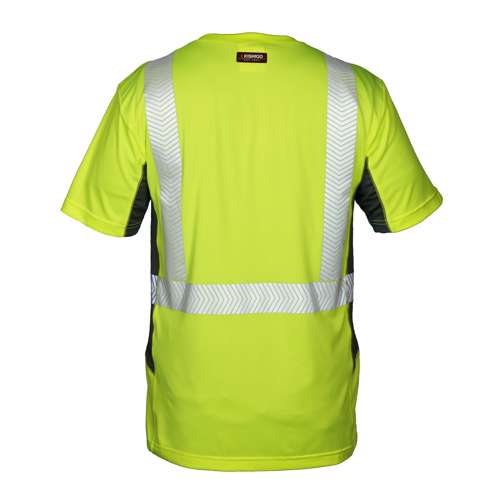 Kishigo 9173 Premium Black Cool Touch Short Sleeve T-shirt, Class 2 ANSI Class 2 - Safety Shirt