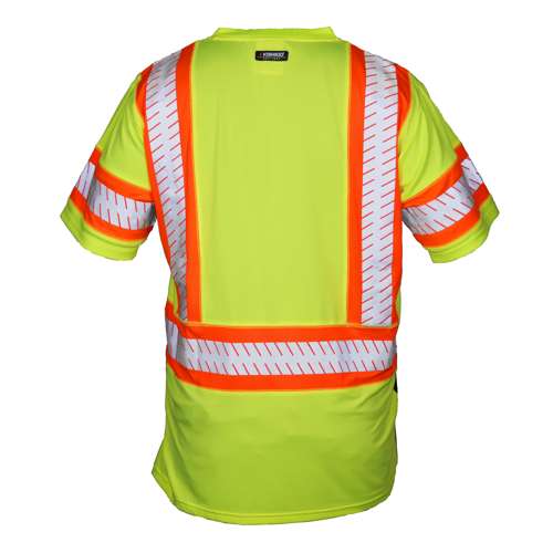 Kishigo 9179 Premium Brilliant Contrast Short Sleeve T-shirt, Class 3 ANSI Class 3 - Safety Shirt