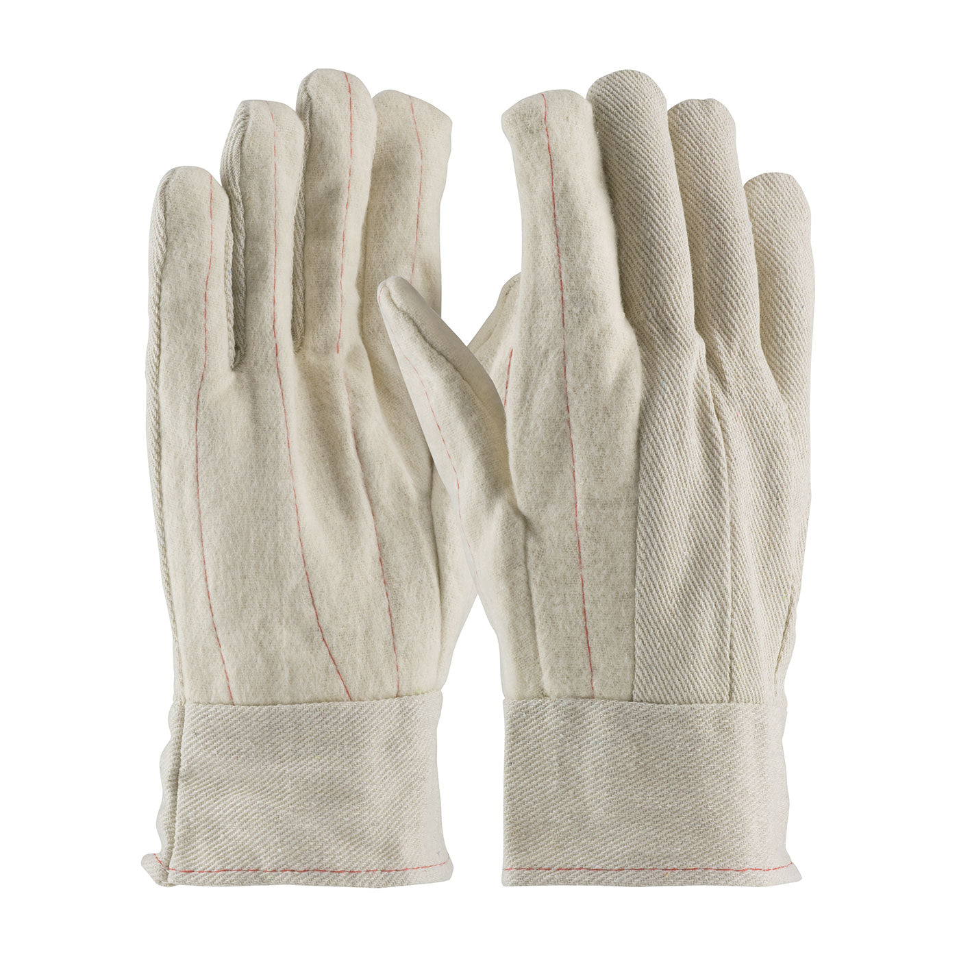 92-918BTO Cotton Canvas Double Palm Glove with Nap-Out Finish - Band Top