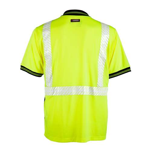 Kishigo 9220 Premium Black Series High Performance Polo Shirt - Safety Shirt
