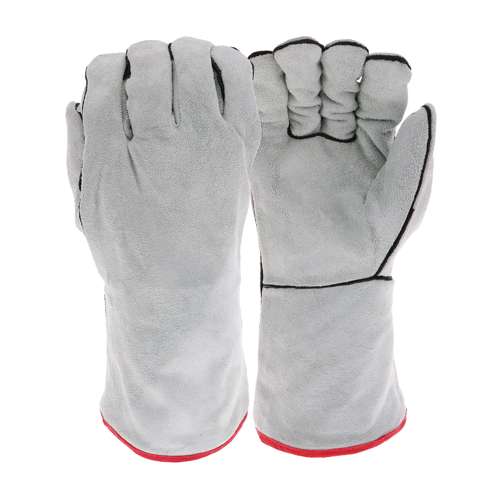 930 Economy Grade Split Cowhide Leather Welder's Glove with Cotton Lining