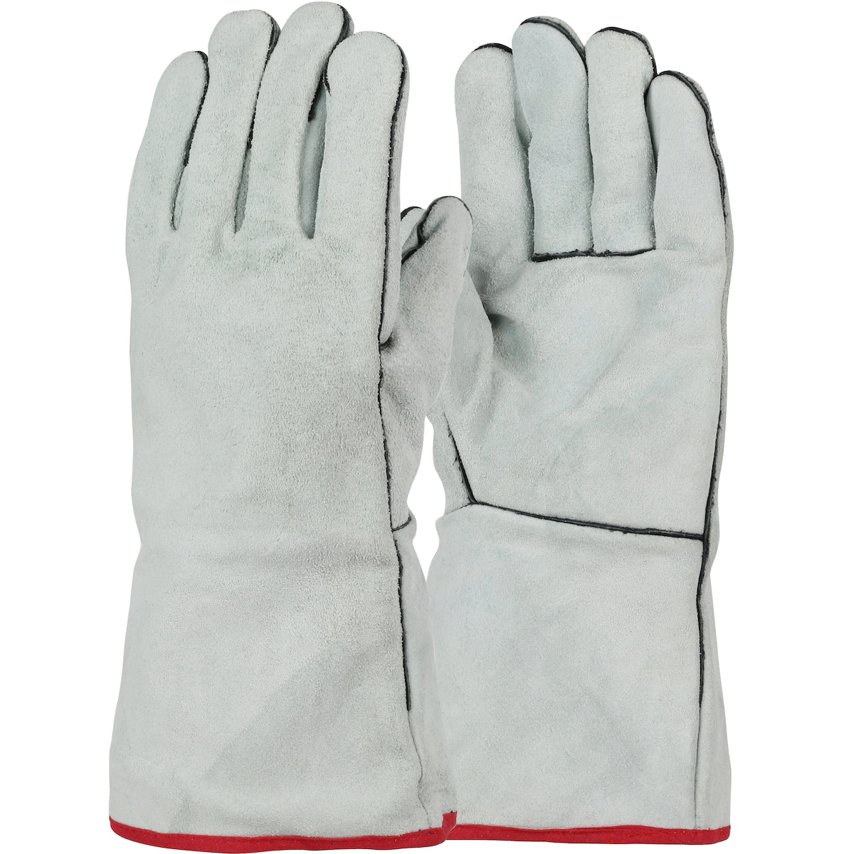 930LHO Economy Grade Split Cowhide Leather Welder's Glove with Cotton Lining - Left Hand Only