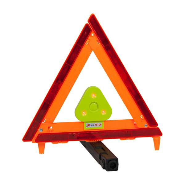 Safety & Emergency Beacon for Safety Triangles - Flashing Red