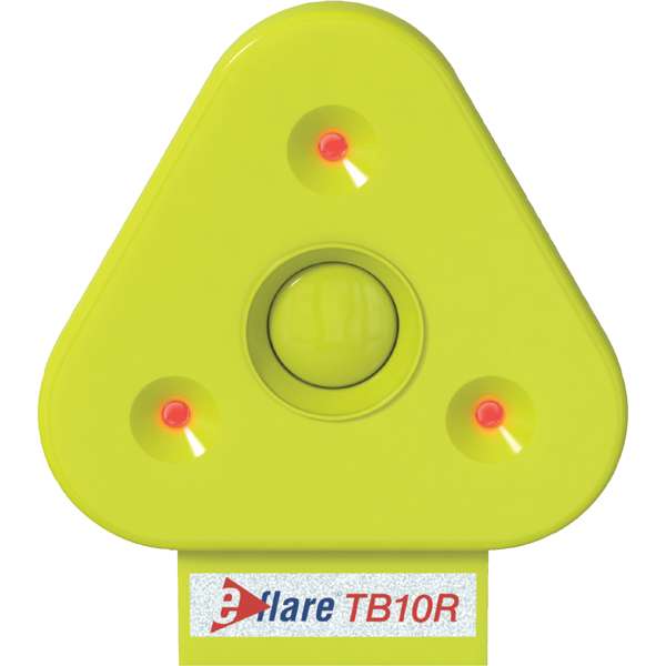 Safety & Emergency Beacon for Safety Triangles - Flashing Red