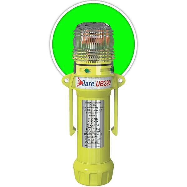 8" Safety & Emergency Beacon - Flashing / Steady-On Green