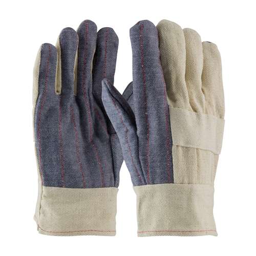 94-934 Premium Grade Hot Mill Glove with Three-Layers of Cotton Canvas and Denim Palm - 34 oz