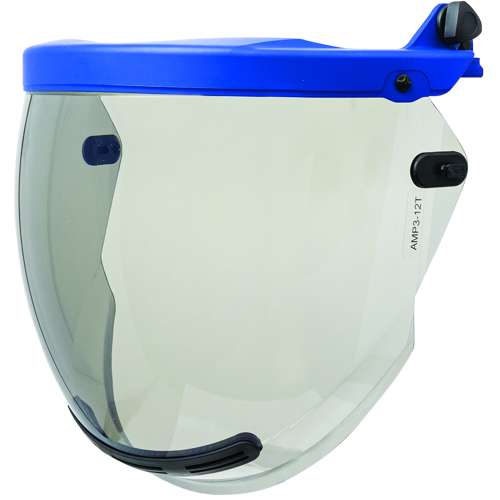 9400-55512T Premium Anti-Fog Coated Arc Flash Shield Kit for Full Brim Style Hard Hats - 12 Cal/cm2