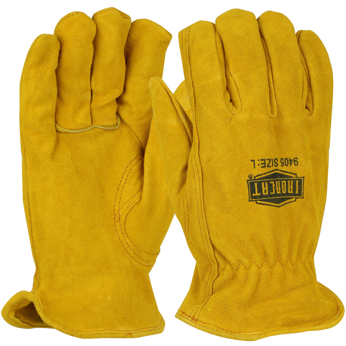 9405 Premium Grade Split Cowhide Leather Drivers Glove - Keystone Thumb