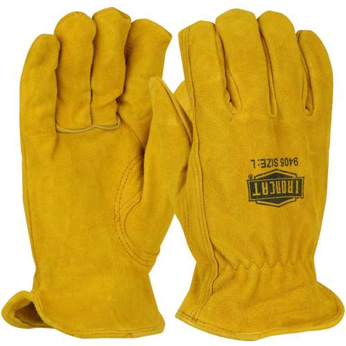 9405 Premium Grade Split Cowhide Leather Drivers Glove - Keystone Thumb