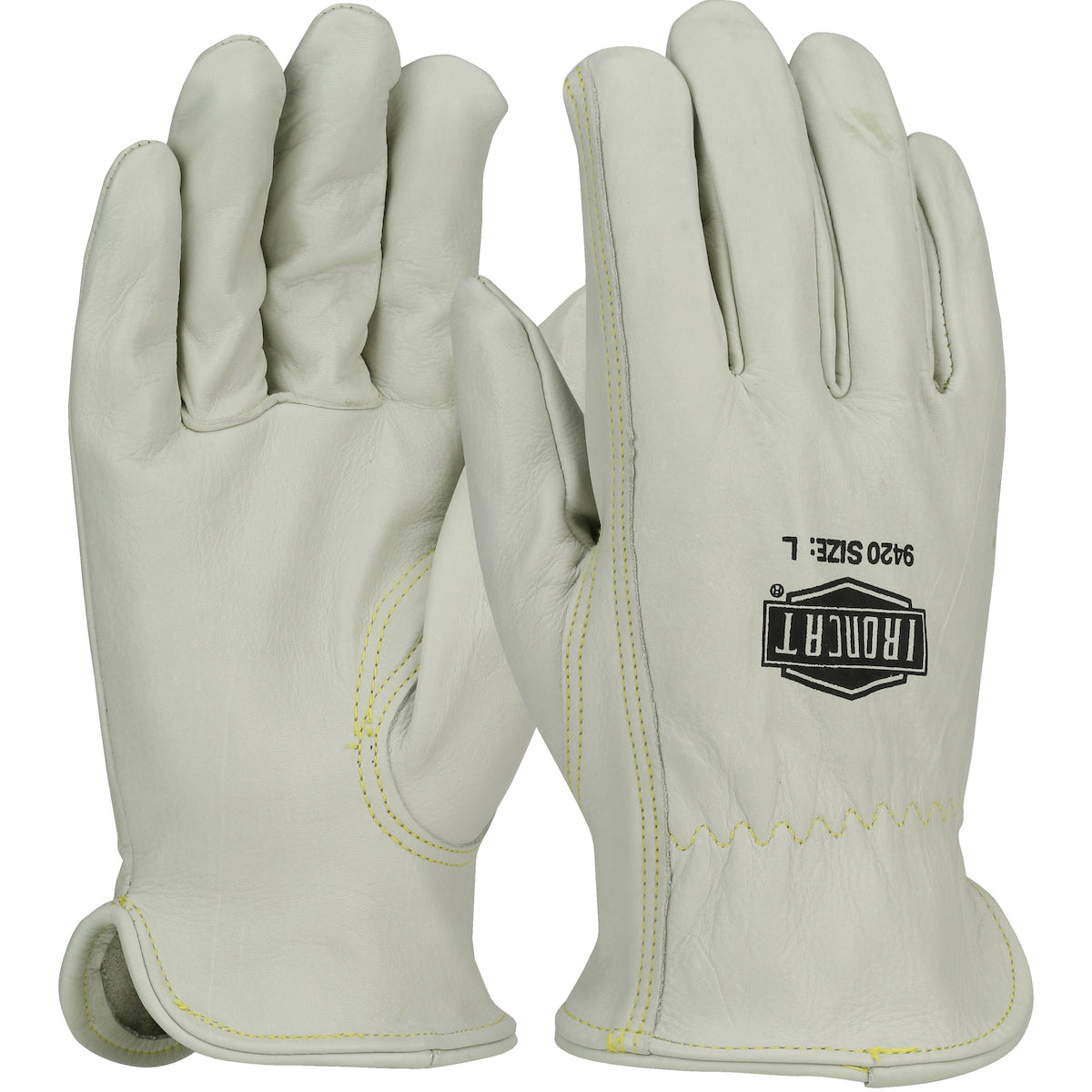 9420 Premium Grade Top Grain Cowhide Leather Drivers Glove - Keystone Thumb