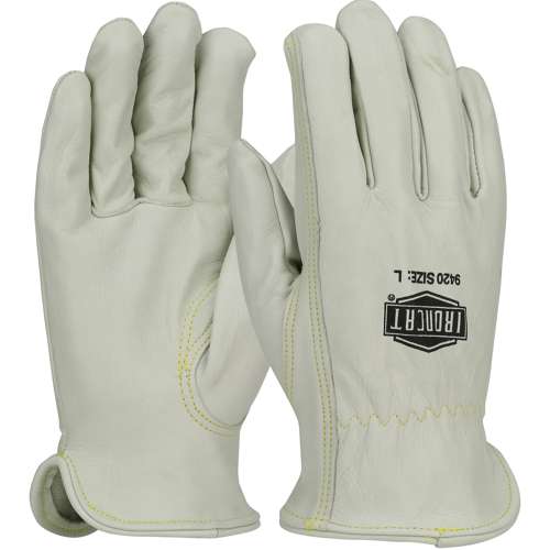 9420 Premium Grade Top Grain Cowhide Leather Drivers Glove - Keystone Thumb