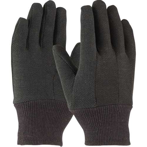 95-809PDC Regular Weight Polyester/Cotton Jersey Glove with PVC Dotted Grip - Ladies'