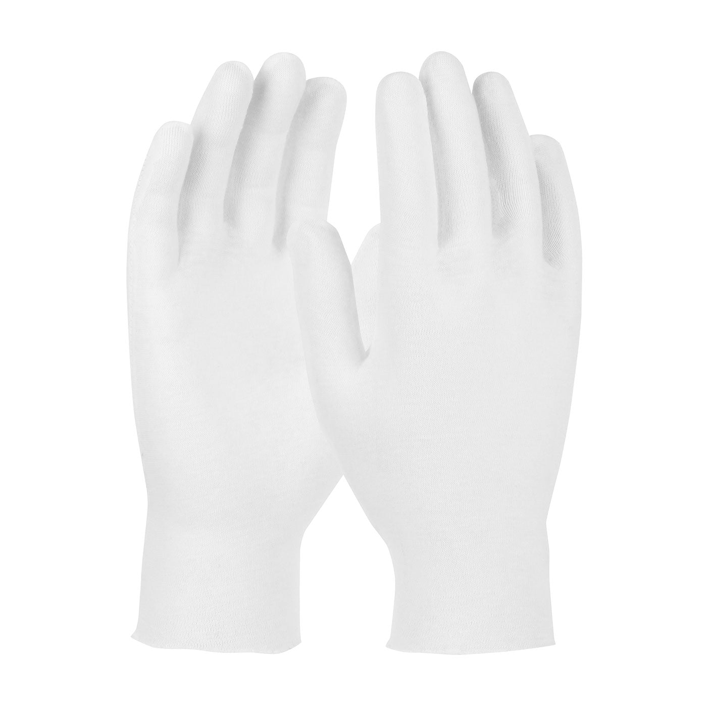 97-501/10 Premium, Light Weight Cotton Lisle Inspection Glove with Unhemmed Cuff - 10.5"