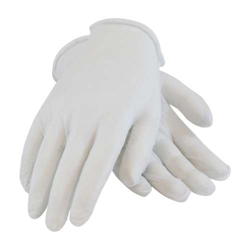 97-501I Economy, Light Weight Cotton Lisle Inspection Glove with Unhemmed Cuff - Ladies'