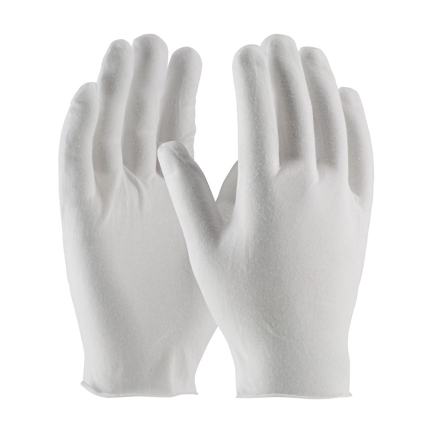 97-510 Economy, Light Weight Cotton Lisle / Polyester Inspection Glove with Unhemmed Cuff - Men's