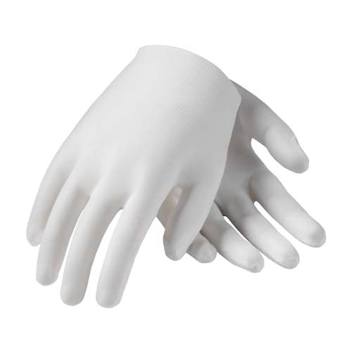 97-520H Medium Weight Cotton Lisle Inspection Glove with Overcast Hem Cuff - Men's