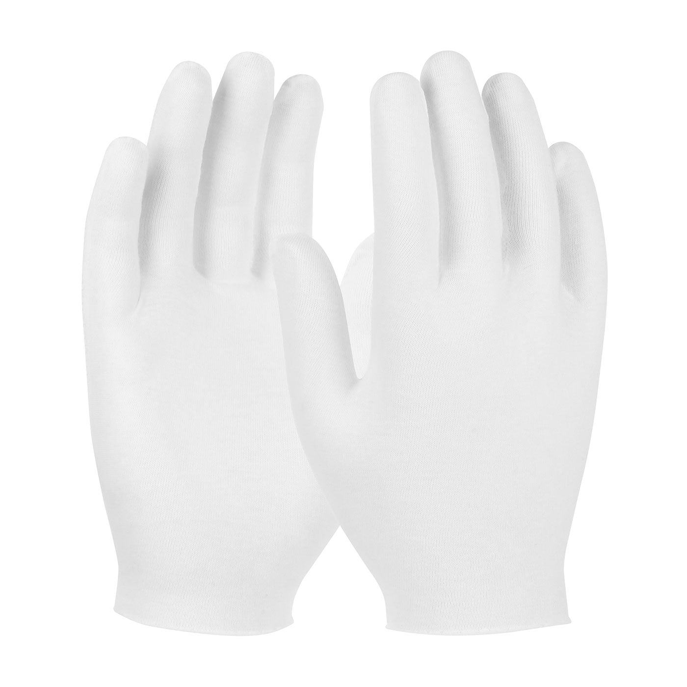 97-521 Medium Weight Cotton Lisle Inspection Glove with Unhemmed Cuff - Ladies'