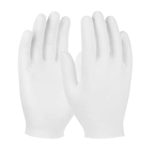 97-521 Medium Weight Cotton Lisle Inspection Glove with Unhemmed Cuff - Ladies'