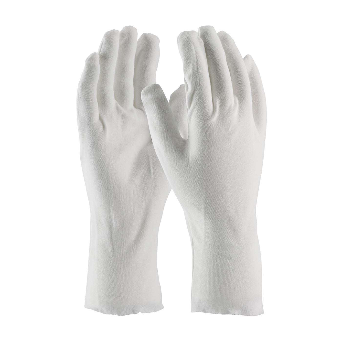 97-540/12 Heavy Weight Cotton Lisle Inspection Glove with Unhemmed Cuff - 12"