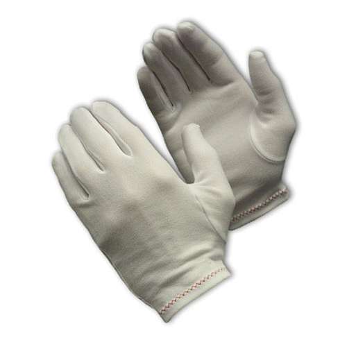 98-701 Heavy Weight Stretch Nylon Inspection Glove with Zig-Zag Stitched Rolled Hem - Full Fashion Pattern