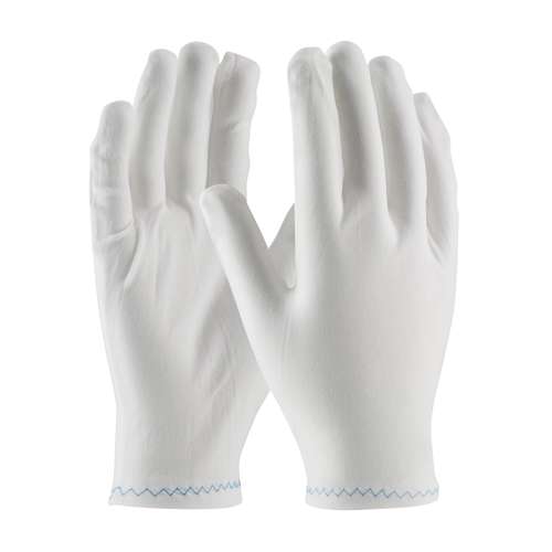 98-702 Stretch Nylon Inspection Glove with Zig-Zag Stitched Rolled Hem - 9"