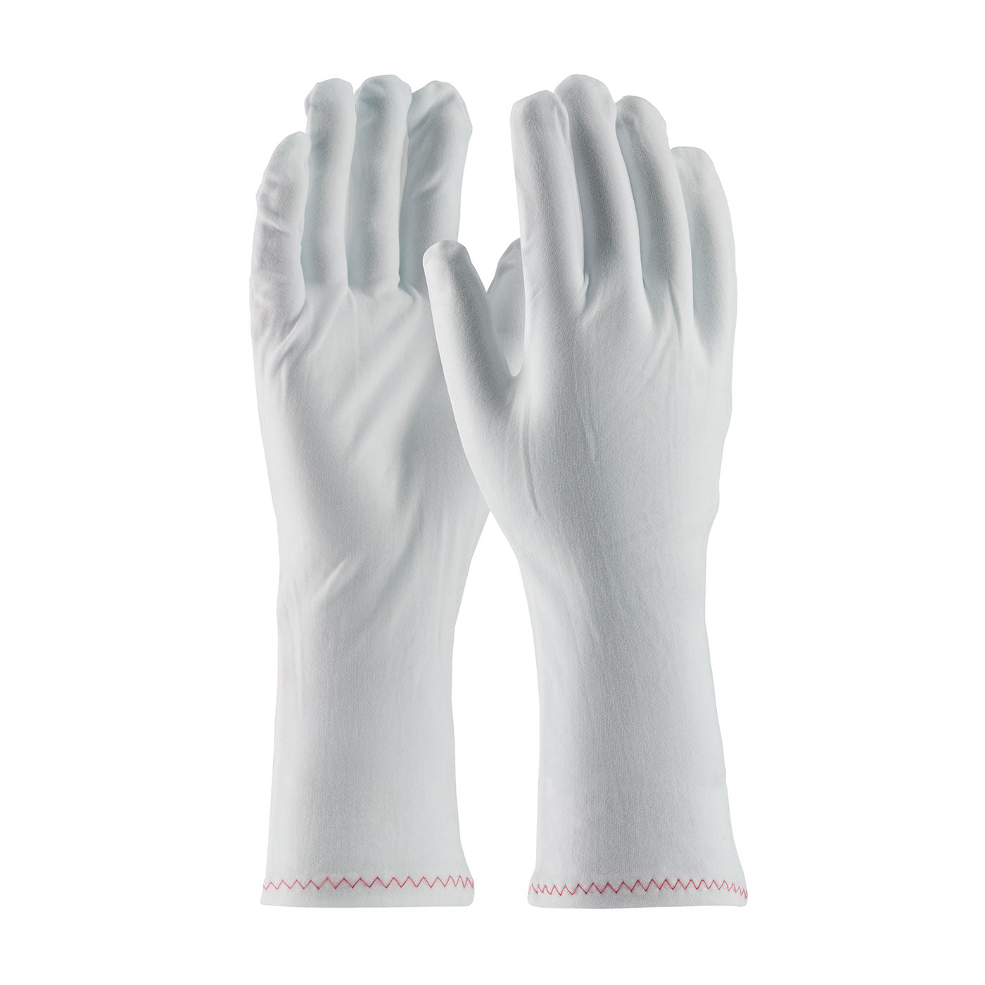 98-703/12 Stretch Nylon Inspection Glove with Zig-Zag Stitched Rolled Hem - 12"