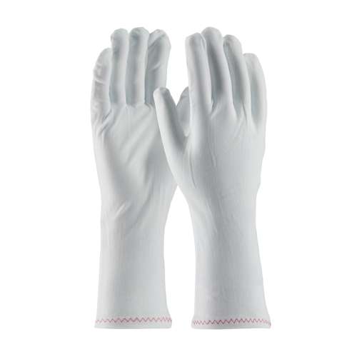 98-703/12 Stretch Nylon Inspection Glove with Zig-Zag Stitched Rolled Hem - 12"