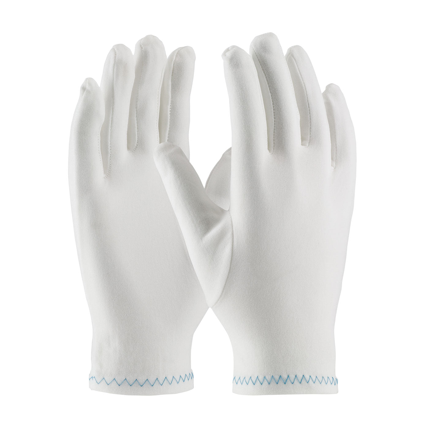 98-712 Regular Weight Stretch Nylon Inspection Glove with Zig-Zag Stitched Rolled Hem - Full Fashion Pattern