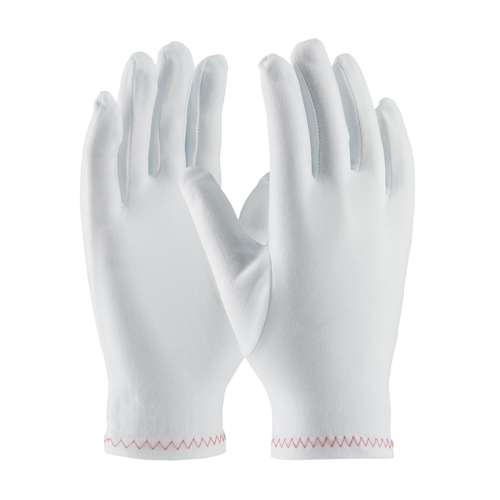 98-713 Regular Weight Stretch Nylon Inspection Glove with Zig-Zag Stitched Rolled Hem - Full Fashion Pattern