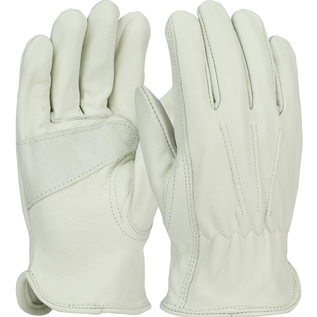 984K Premium Grade Top Grain Cowhide Leather Drivers Glove with Reinforced Palm Patch - Keystone Thumb