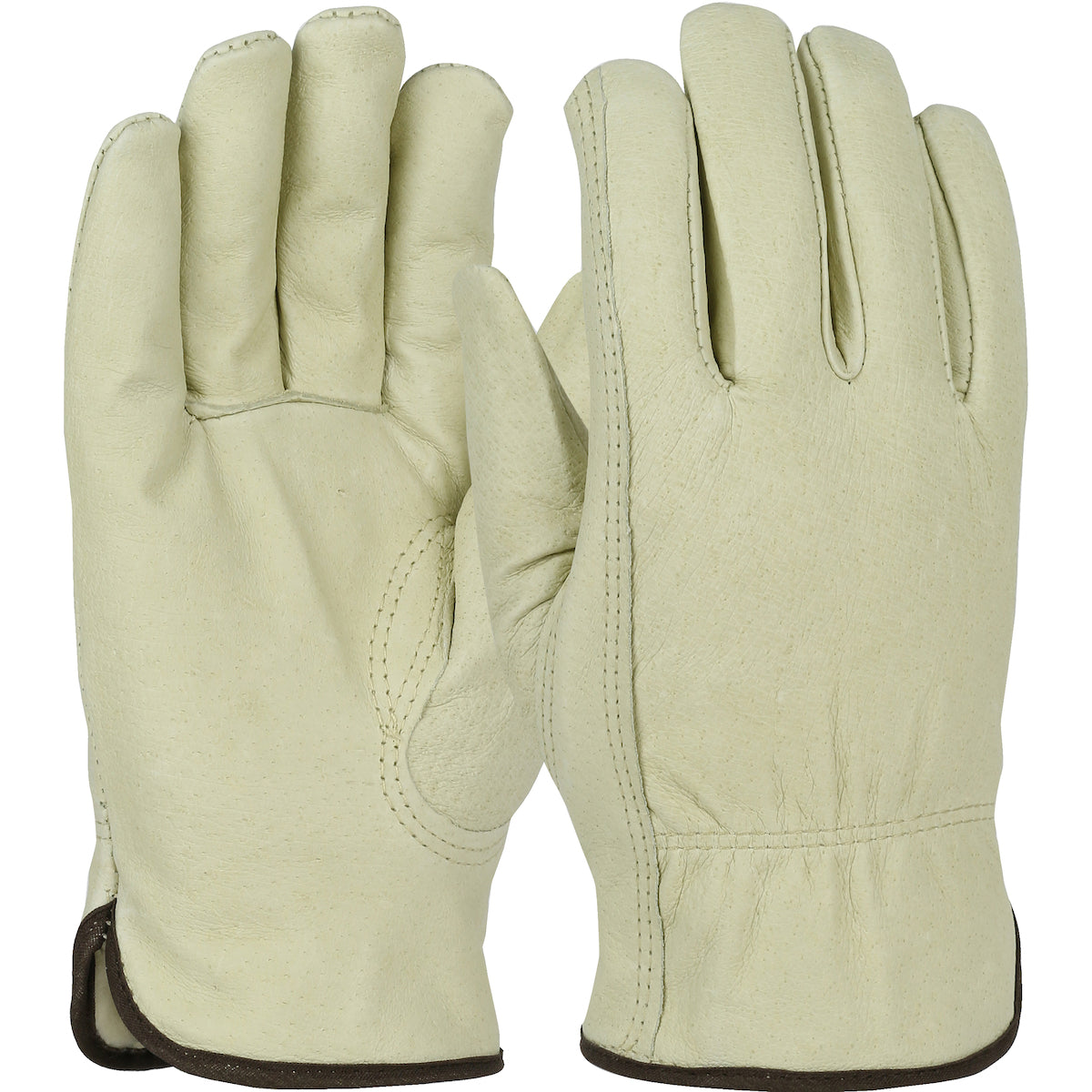 994KP Top Grain Pigskin Leather Drivers Glove with Natural Thermal Lining - Keystone Thumb
