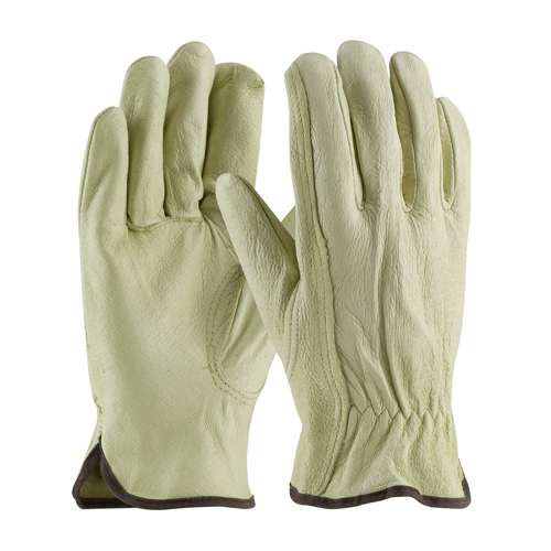 994K Economy Grade Top Grain Pigskin Leather Drivers Glove - Keystone Thumb