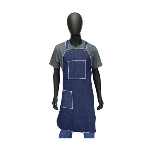A2836D4BDT Denim Apron - Two Pockets