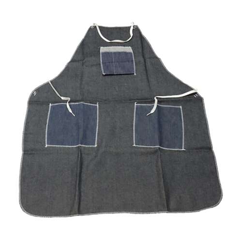 A2836D62BT Denim Apron - Three Pockets