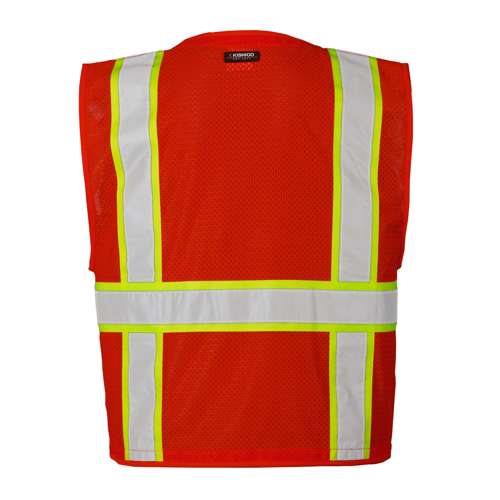 Kishigo B103 Enhanced Visibility Multi Pocket Mesh Vest - Safety Vest