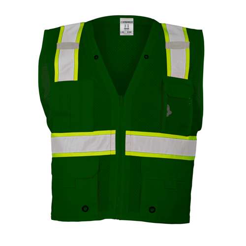 B104 Enhanced Visibility Multi Pocket Mesh Vest