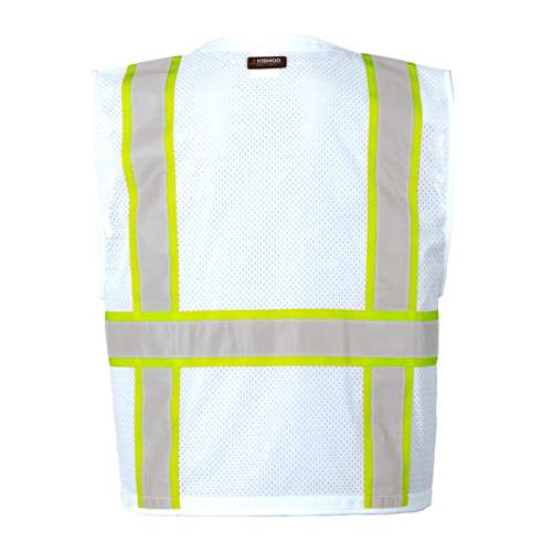 Kishigo B105 Enhanced Visibility Multi Pocket Mesh Vest - Safety Vest