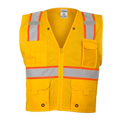 B106 Enhanced Visibility Multi Pocket Mesh Vest