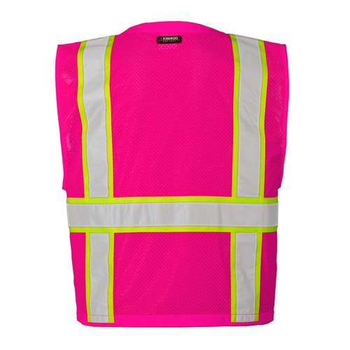 Kishigo B107 Enhanced Visibility Multi Pocket Mesh Vest - Safety Vest