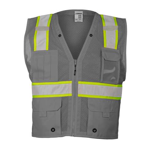 B111 Enhanced Visibility Multi Pocket Mesh Vest
