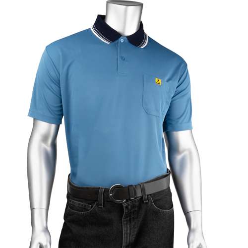 BP801SC-RB Short Sleeve ESD Polo Shirt