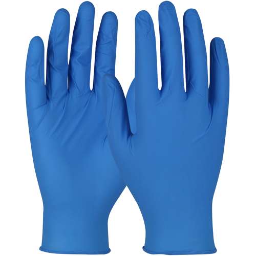 BQF09 Disposable Nitrile Glove, Powder Free with Textured Grip - 4 mil