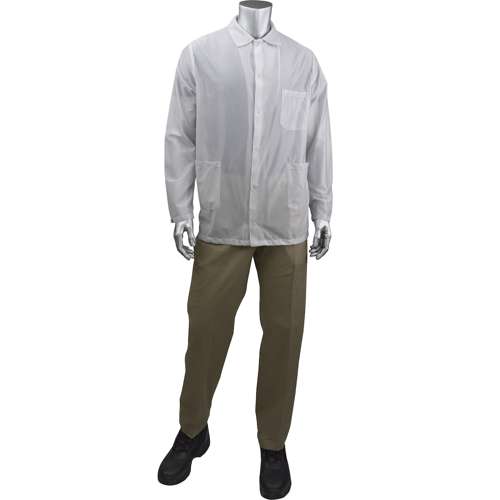 BR49A-47WH StatMaster Short ESD Labcoat