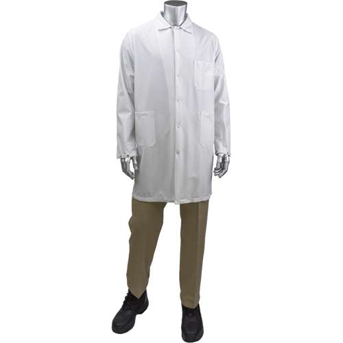 BR51-47WH StatMaster Long ESD Labcoat