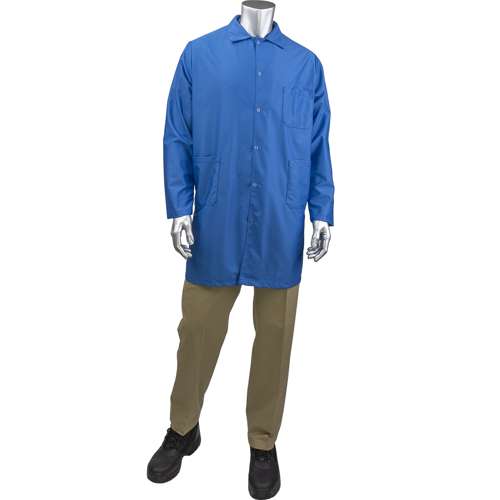 BR59N-45RB Staticon Long ESD Labcoat