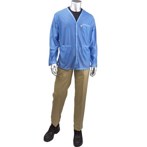 BR8-42NB Short ESD Sheer Labcoat
