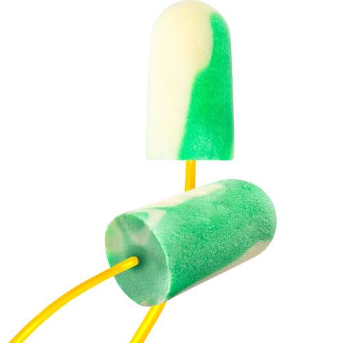 BSF-30 Disposable Bio-Based Corded Foam Ear Plug with BioSoft™ Technology - NRR 32