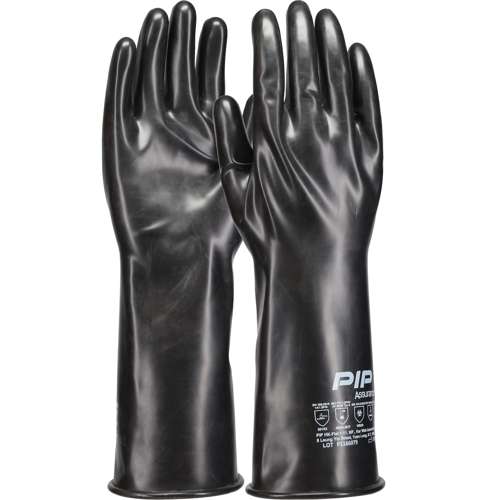 BUT03 12 Mil Butyl Rubber Glove with Smooth Grip-14"