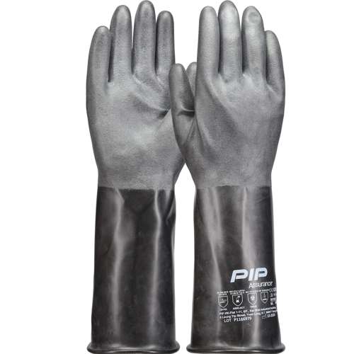 BUT05R 20 Mil Butyl Rubber Glove with Rough Grip-14"