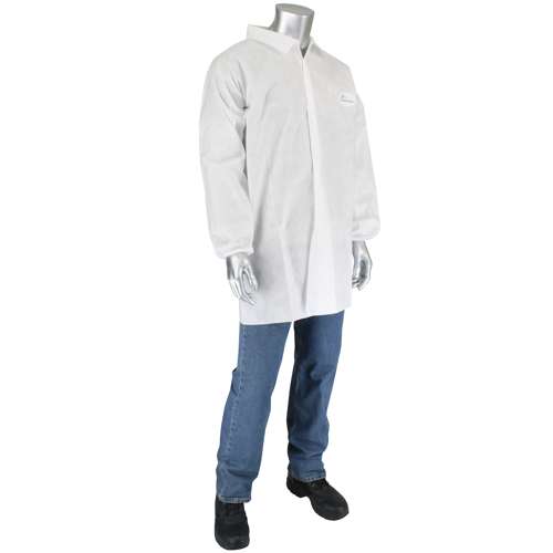 C3819 PosiWear M3 Lab Coat - No Pockets, 50 gsm